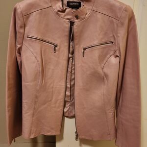 Danier Women's Blush Leather Jacket